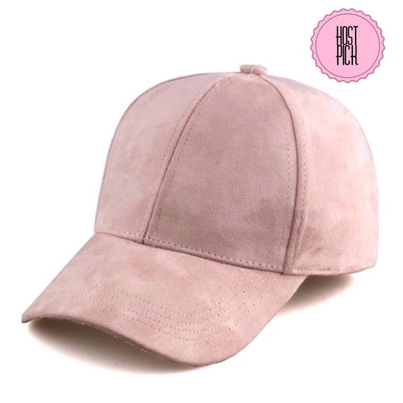 5 🌟 🎉 HP 🎉Faux Suede Baseball Cap - Gray - Picture 4 of 5
